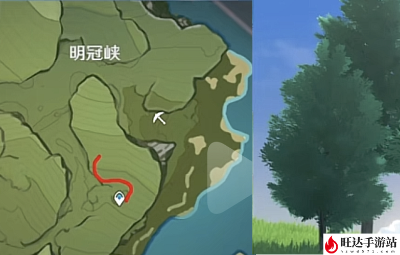 原神孔雀木御伽木最佳速刷点位_木材获取技巧及路线