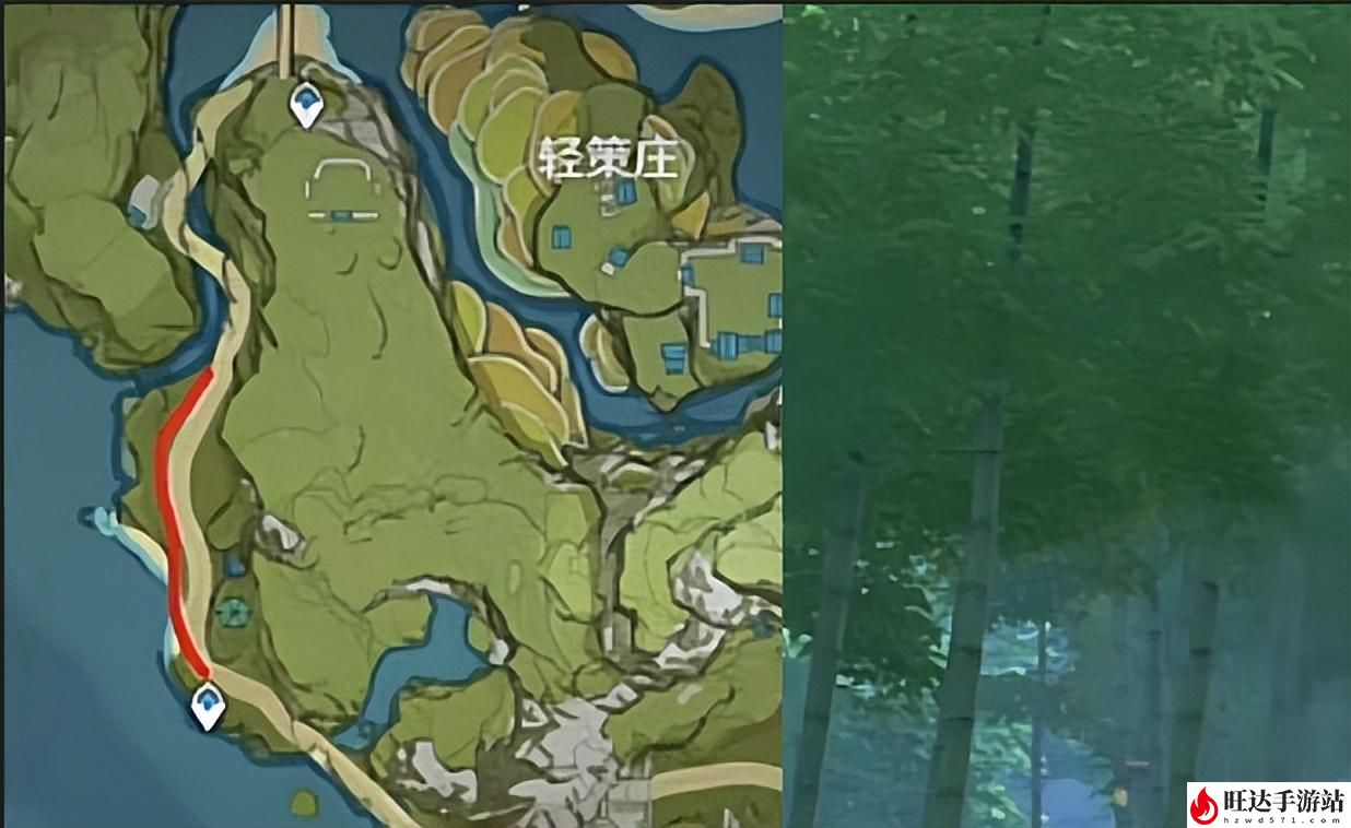 原神孔雀木御伽木最佳速刷点位_木材获取技巧及路线